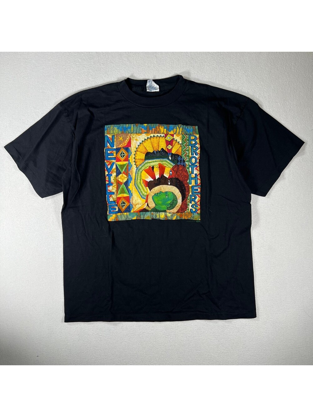 Vintage 90s Neville Brothers Roots Rock Funk Winterland Tee